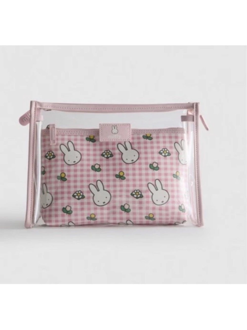 Adorable Miffy x Primark 2-in-1 Zipper Clear Makeup Bag NWT